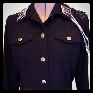 Gothic button up coat